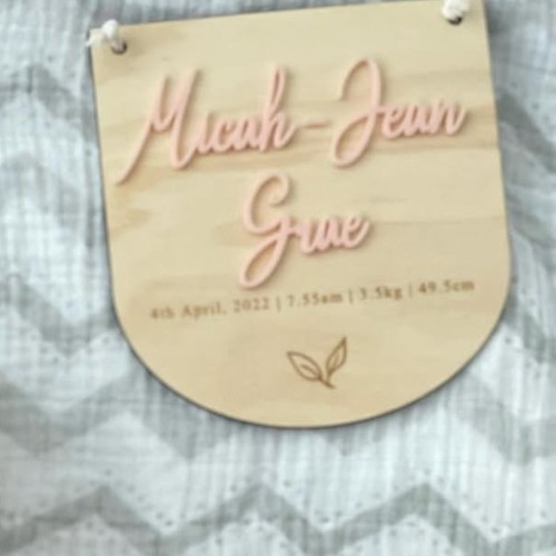 Announcment Plaque