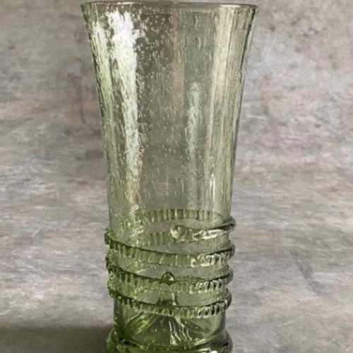 Maison et Jardin Green Glass Vase