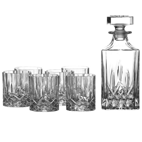 Royal Doulton Seasons Decanter Set: Decanter & 6 Tumblers