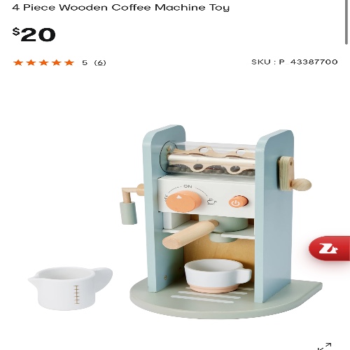Wooden coffee machine