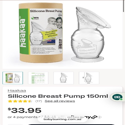 Haakaa Silicone Breast Pump 150ml