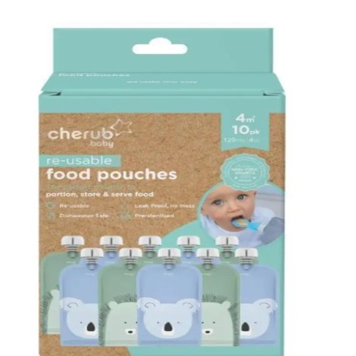 Reusable food pouches