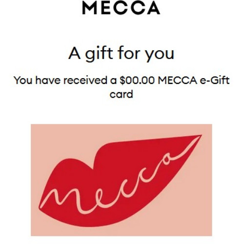 MECCA Gift Card