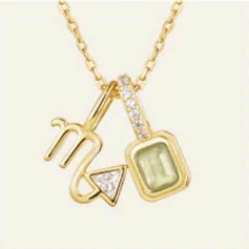 Imprint Zodiac Birthstone Necklace | Scorpio
