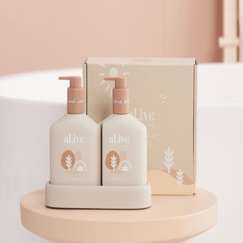 Al.ive Baby Hair & Body Duo Calming Oatmeal