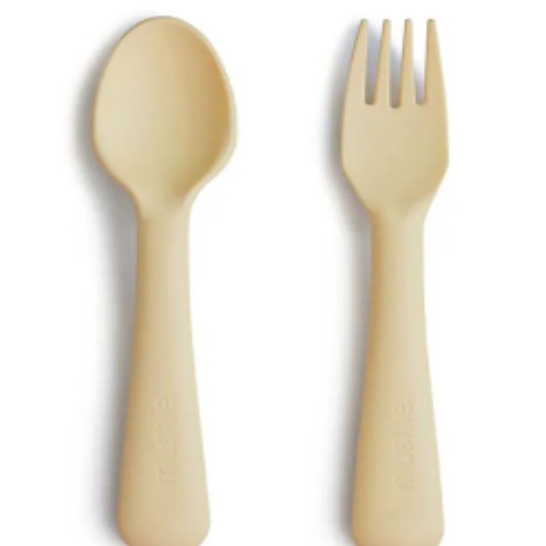 Silicone cutlery - pale daffodil