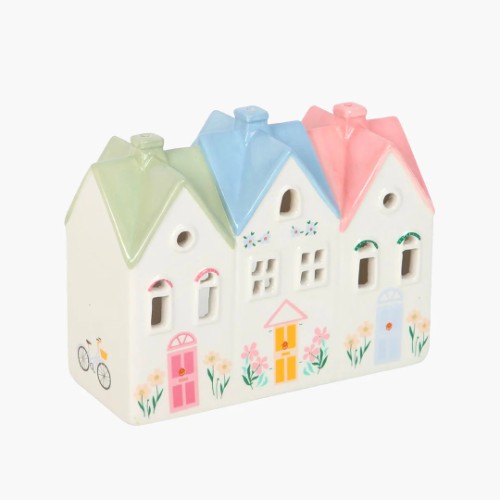 Pastel House Incense and Tealight Holder