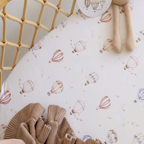 Up & Away Organic Bassinet Sheet / Change Pad Cover