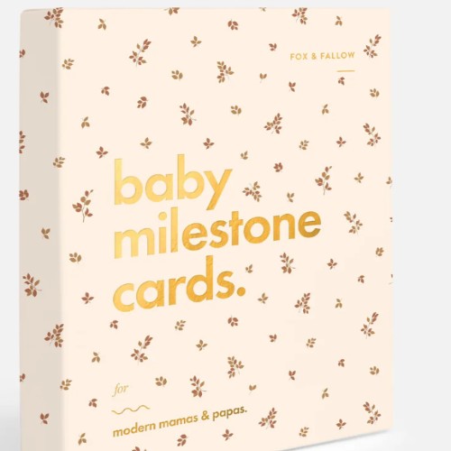 Baby Milestone Cards Broderie