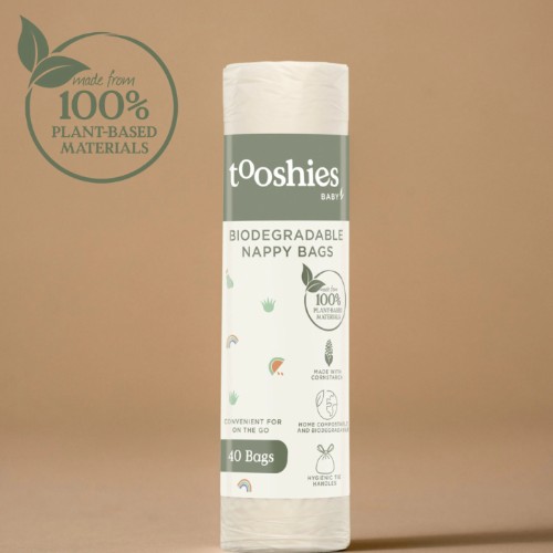 Tooshies Biodegradable Nappy Bags 40 Pack