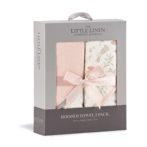 The Little Linen Co. The. Hooded Towel 2 Pack Harvest Bunny