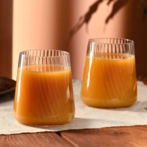 Krosno Avant Garde Lumi Tumbler Set of 6 430ml Gift Boxed in Clear