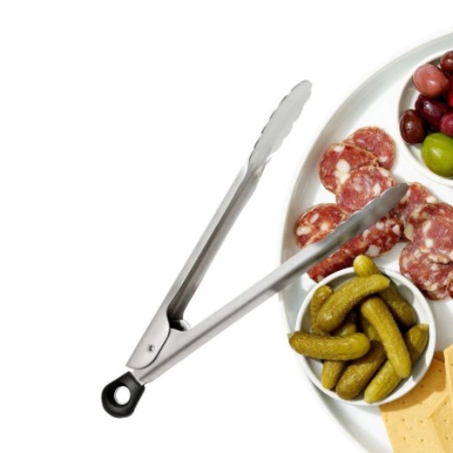OXO Mini Tongs in Silver