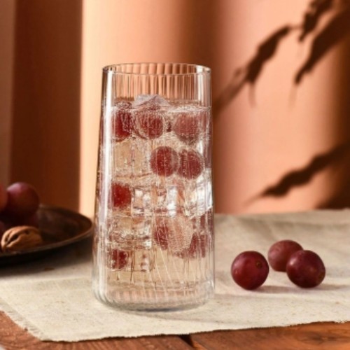Krosno Avant Garde Lumi Highball Set of 6 in Clear