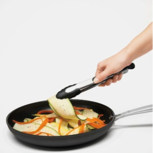 oxo Good Grips Stainless Steel Tongs 23cm in Silver/Black
