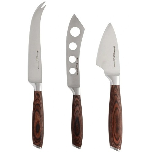 Stanton Cheese Knife Set 3pc Gift Boxed in Brown