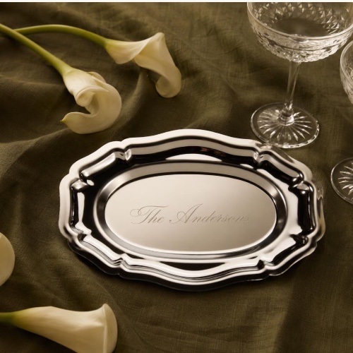Silver Personalised Plate