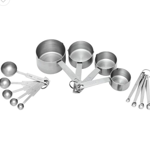 Stainless Steel Measuring Cups & Spoons