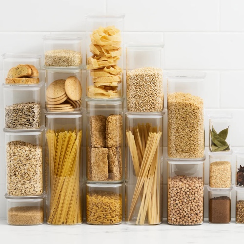 Glass Pantry Storage