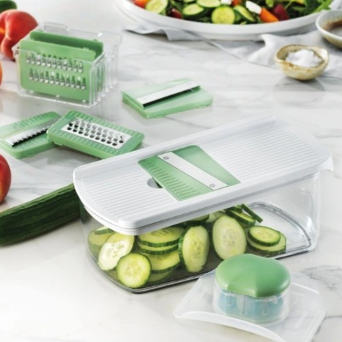 The Cooks Collective Mandolin Slicer with Catcher 1.8L image 3 The Cooks Collective  Mandolin Slicer with Catcher 1.8L