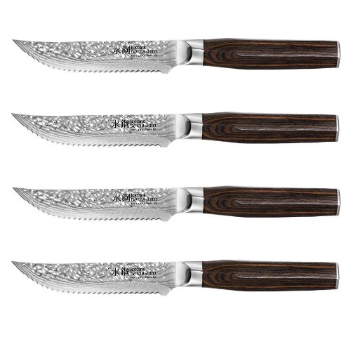 Baccarat Damashiro EMPEROR Japanese Steel 4 Piece Steak Knife Se