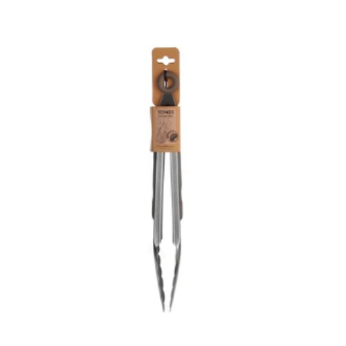Stainless Steel Tongs with Silicone Grip 23cm