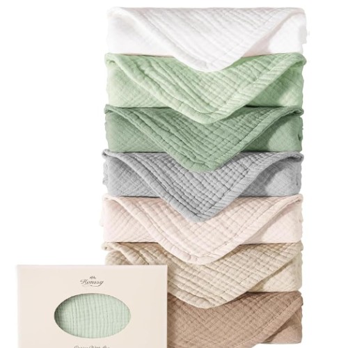 Muslin burp cloths