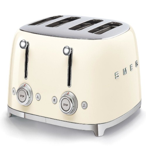 SMEG 50'S STYLE 4 SLICE TOASTER CREAM