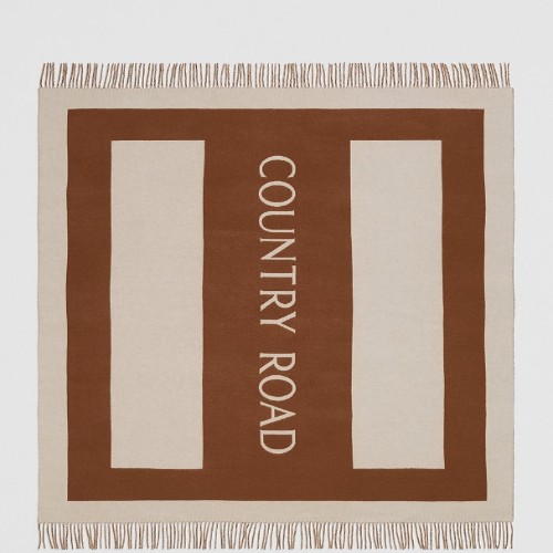 CR BROWN HAVEN THROW