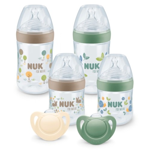 Nuk bottles, baby bunting