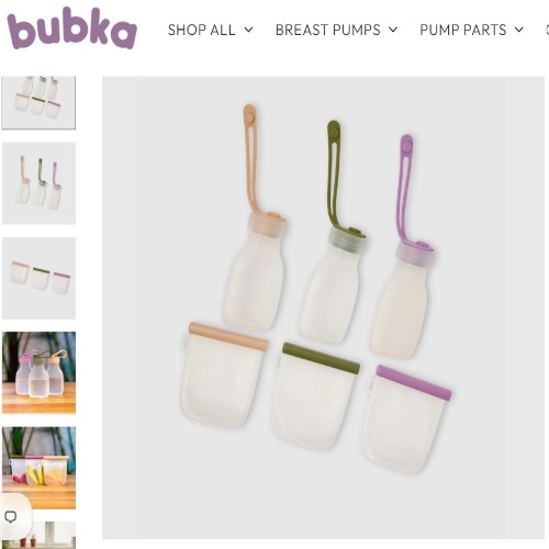 Bubka milk bags