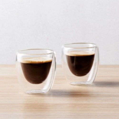 Maxwell & Williams  Blend Double Wall Espresso Cup Set of 2 80ml in Gift Boxed