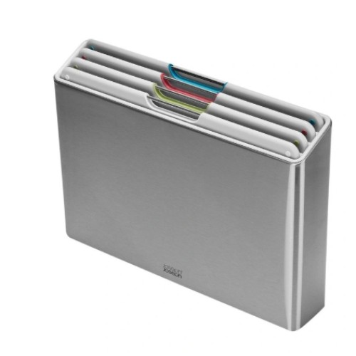 Joseph Joseph  Folio Steel Board Set 4 Pieces in Light Stone