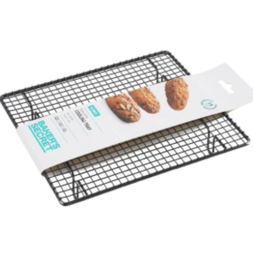 Baker's Secret  Ultimate Non-Stick Cooling Tray 26x23cm in Black