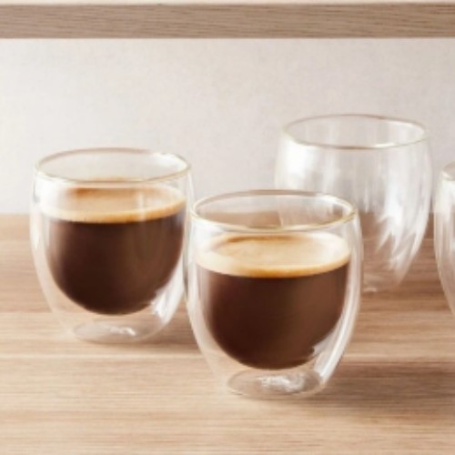 Maxwell & Williams  Blend Double Wall Cup 250ml Set of 2 in Clear