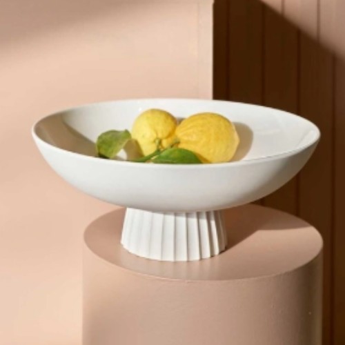 Robert Gordon  32cm Lume Fruit Bowl in White