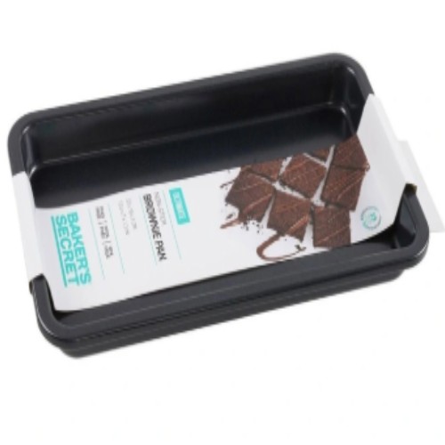 Baker's Secret  Ultimate Non-Stick Brownie Pan 32x18cm in Black