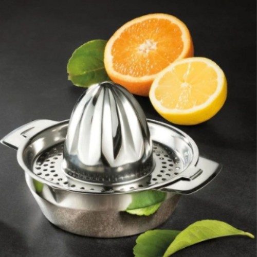 Soffritto A-Series Stainless Steel Citrus Juicer in Silver