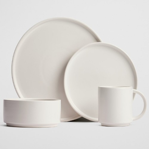Country Road Stakk 16-Piece Dining Set in Snow