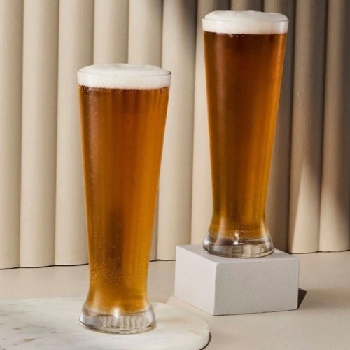 Krosno - Duet Pilsner 670ml | Set of 2 Gift Boxed in Clear