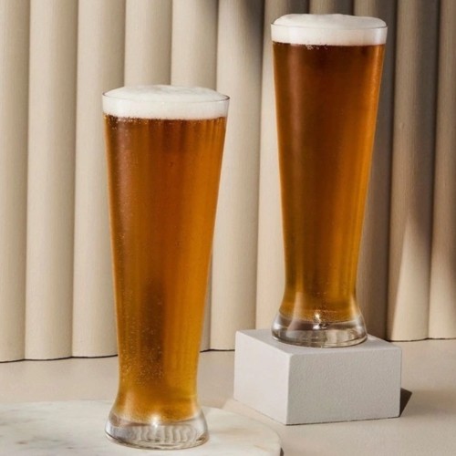 Krosno - Duet Pilsner 670ml | Set of 2 Gift Boxed in Clear