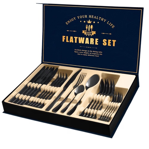 24-Piece Mirror Polished Flatware