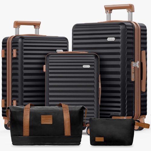 SHOWKOO Luggage Sets 3 Piece Suitcases set