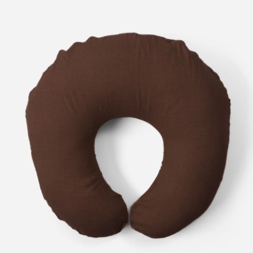 Linen Nursing Pillow - Choc linen nursing pillow
