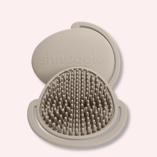 Shnuggle Baby Bath Brush - Taupe