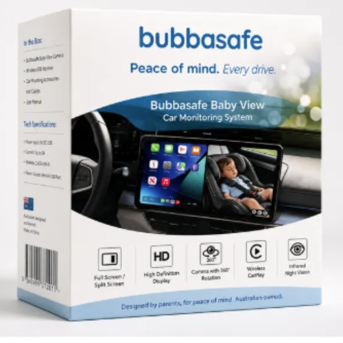 Bubbasafe Baby View (Cat) - Car Camera