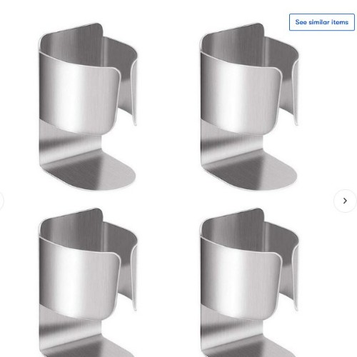Big W 4pack Stainless Steel Electric Toothbrush Holder Wall Mounted Storage Rack
