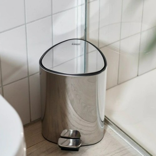 Joseph Joseph  Easy Store Luxe Pedal Bin 5L in Stainless Steel
