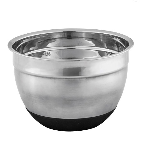 Stainless Steel Anti-Slip Mixing Bowl Medium - Wheel & Barrow