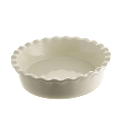 Pie Dish Round Cream - Wheel & Barrow